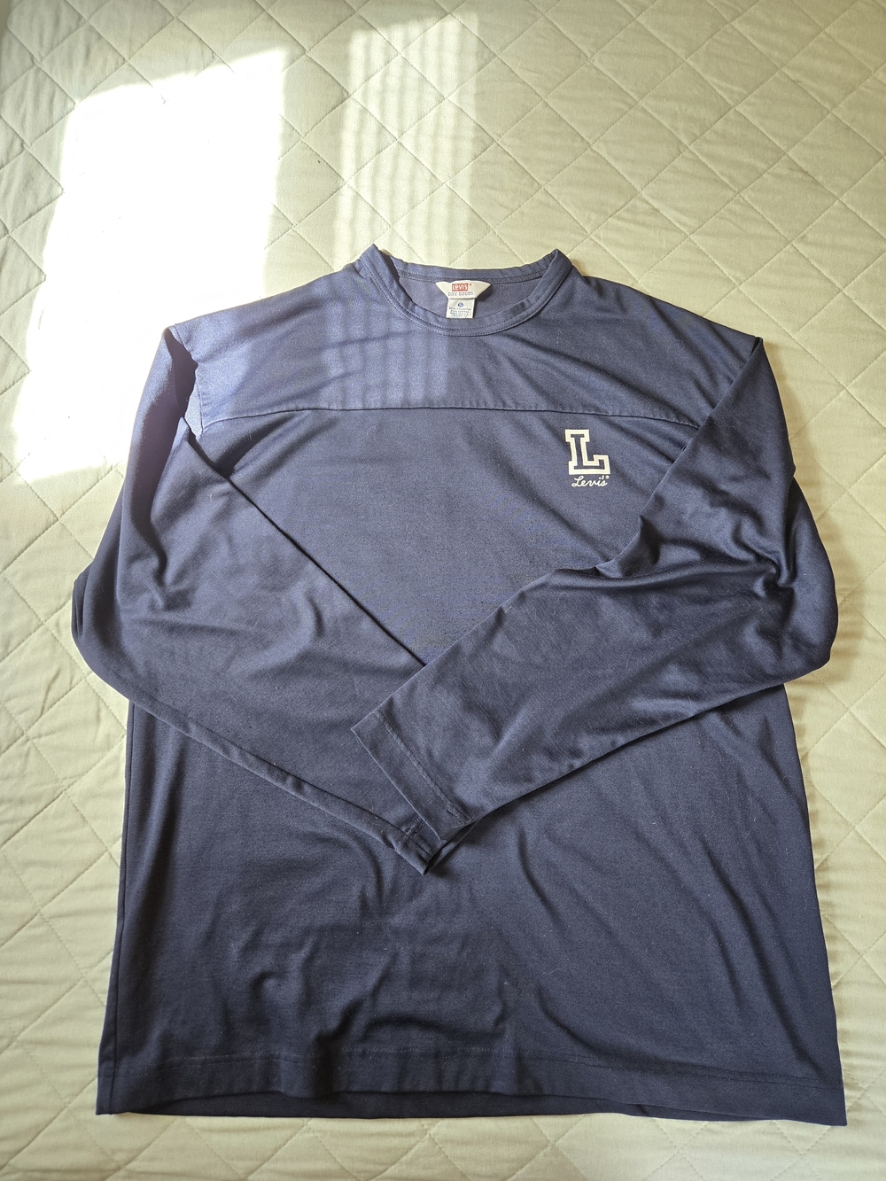 Long-Sleeve Performance Tee - Navy
